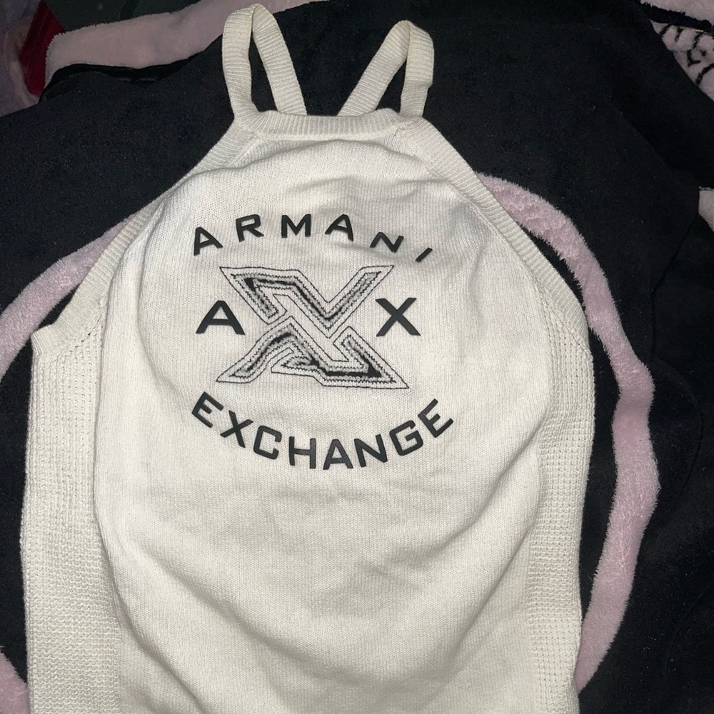 Armani exchange knit tank top